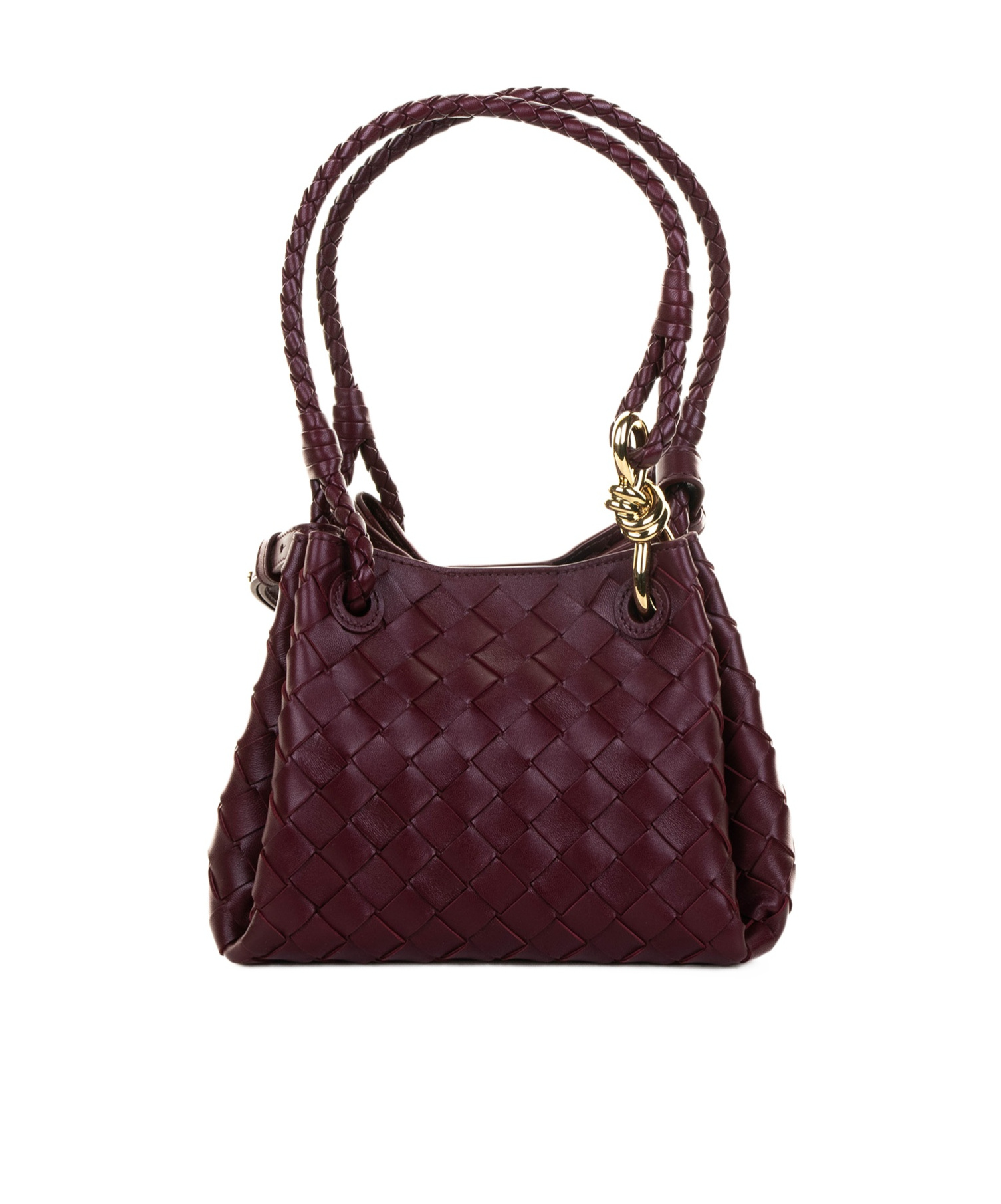 Bottega Veneta Small Andiamo Parachute Bag In Brown