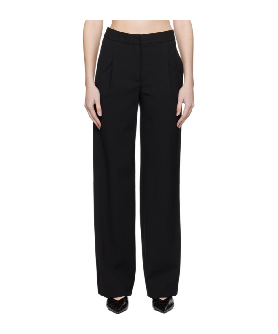Loulou Studio Black Osilo Trousers In Black