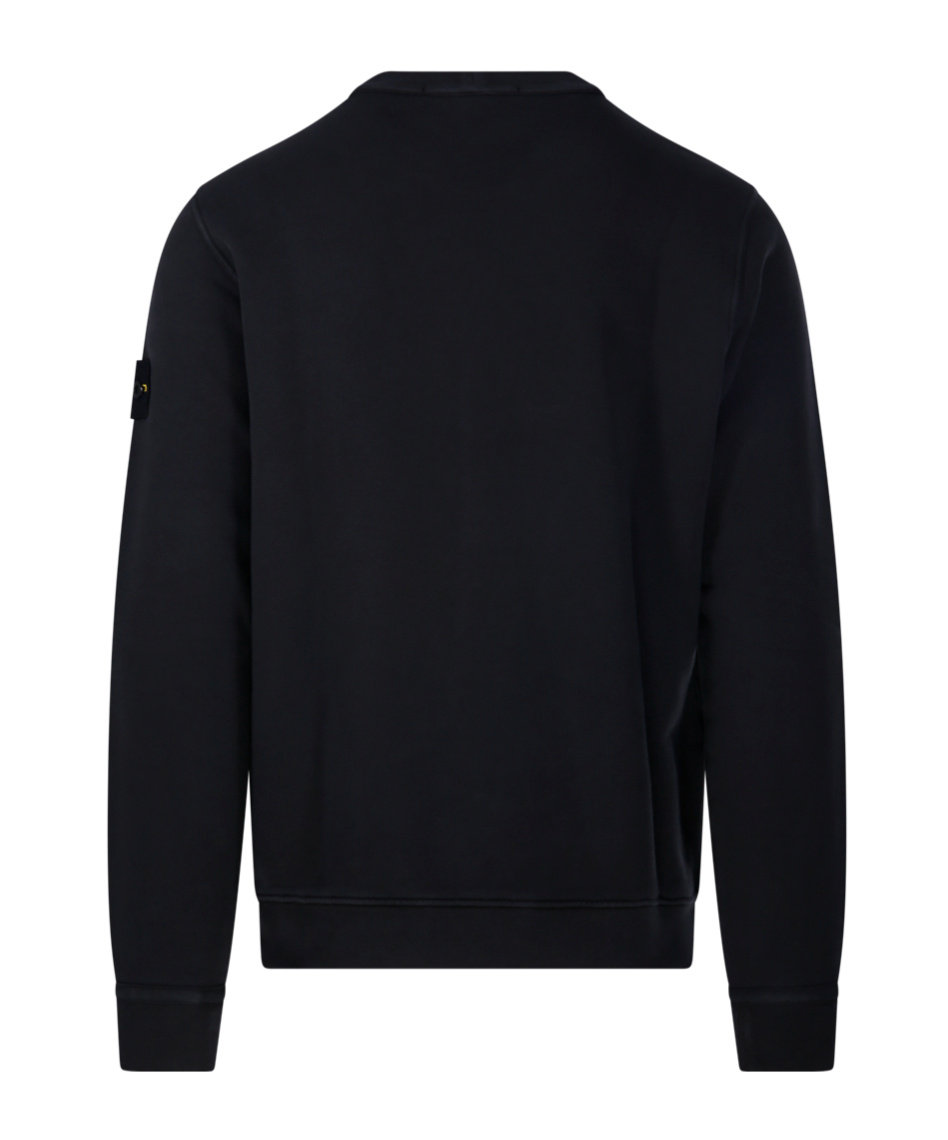 Shop Stone Island Compass-badge Sweatshirt In Black