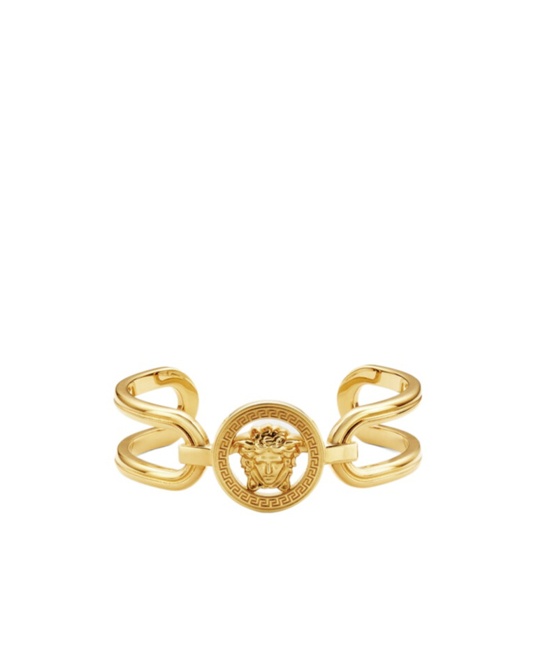 Versace Gold-tone Medusa '95 Cuff Bracelet In Yellow