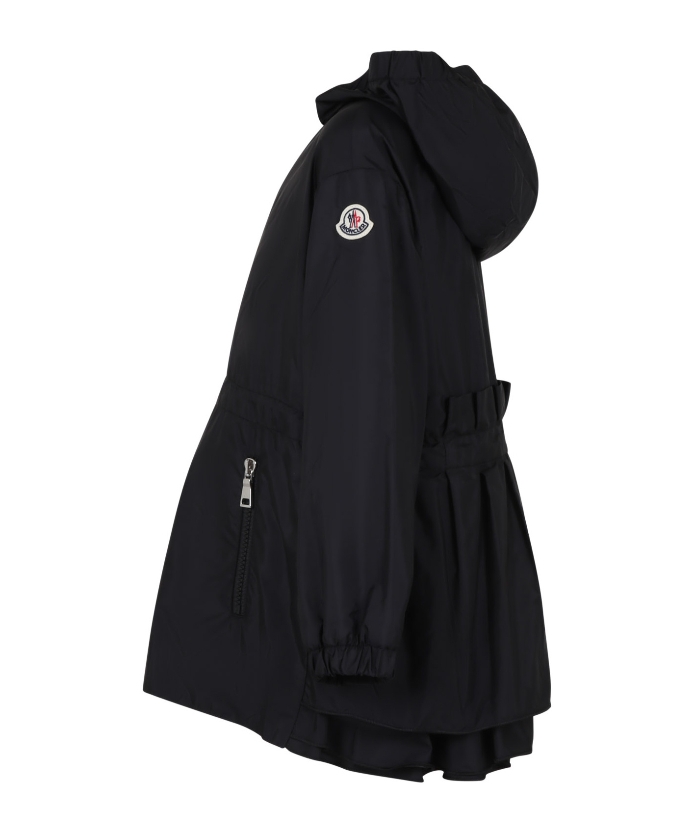 Moncler Enfant Wete Parka In Black