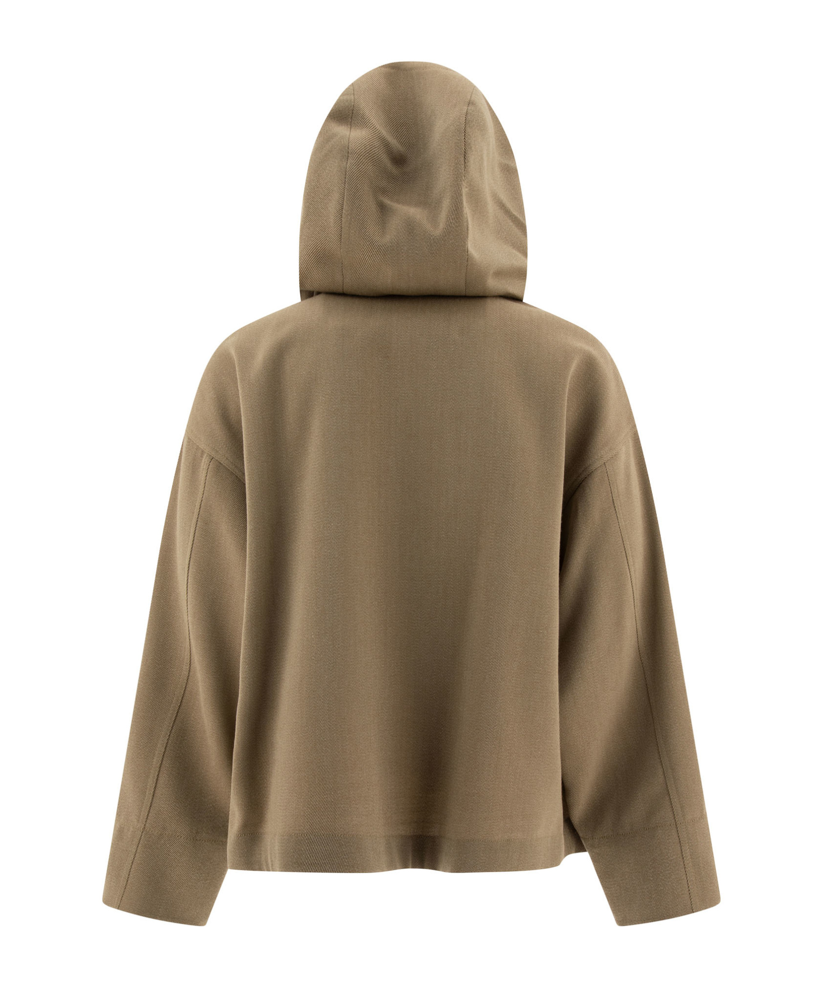 Jil Sander Long-sleeved Casual Jacket In Brown