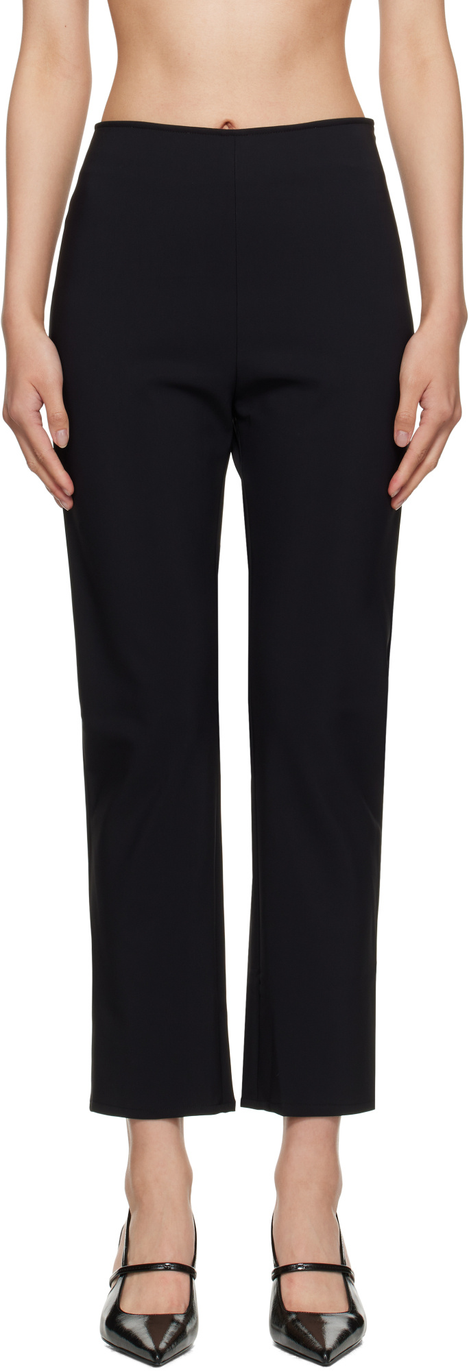Rohe Straight-leg Casual Pants In Black