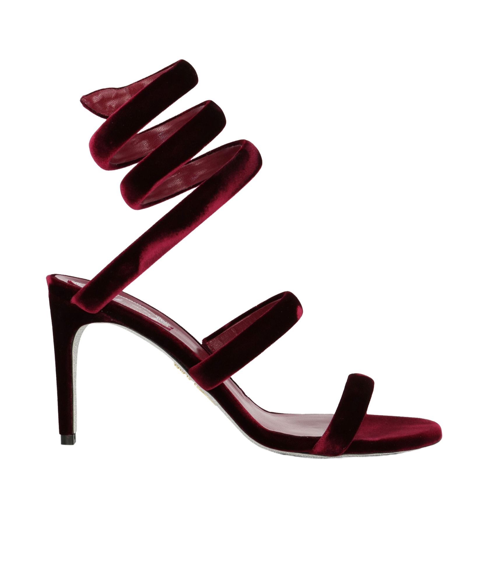 René Caovilla 80mm Cleo Sandals In Red