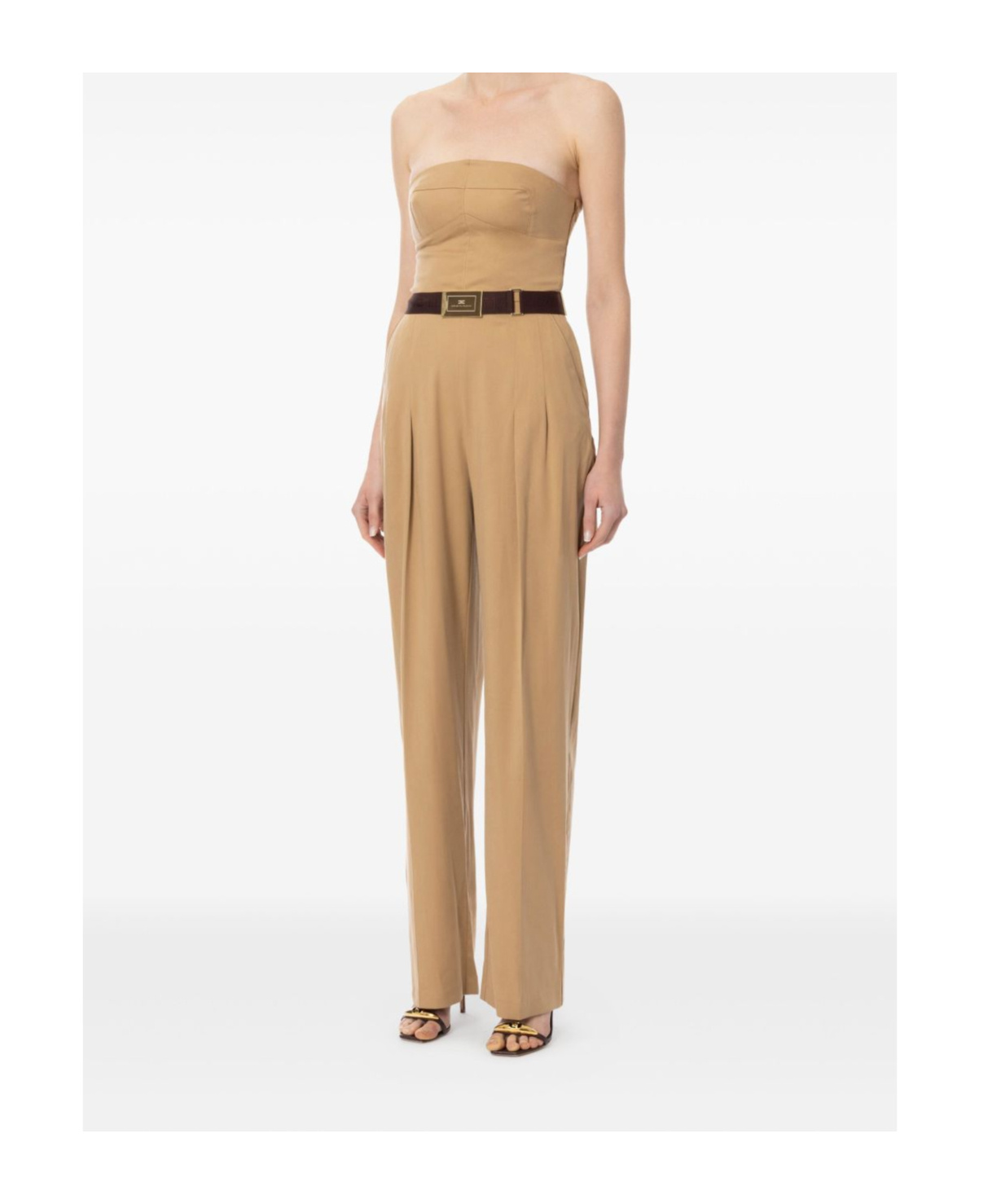 Elisabetta Franchi Belted Jumpsuit
