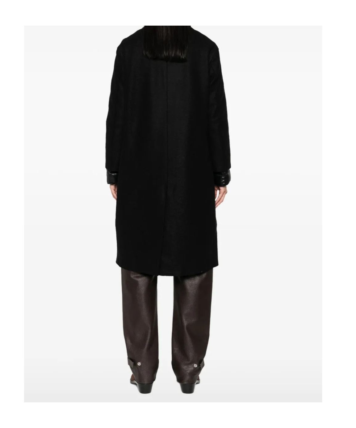Herno Detachable-liner Coat In Black