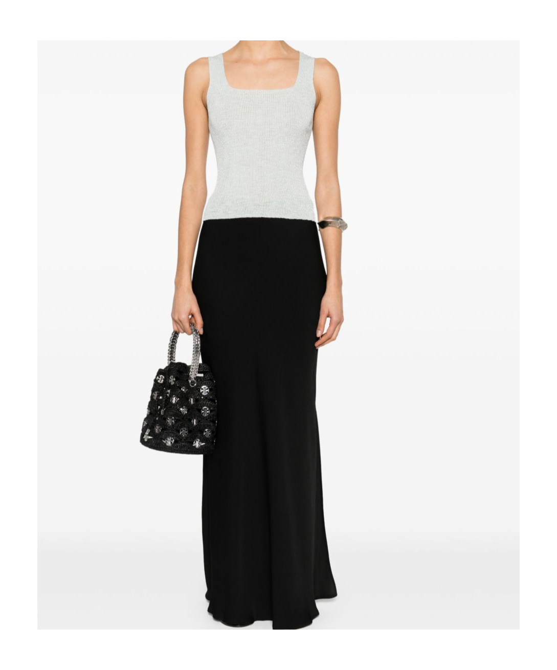 Shop Twinset Logo-plaque Maxi Skirt