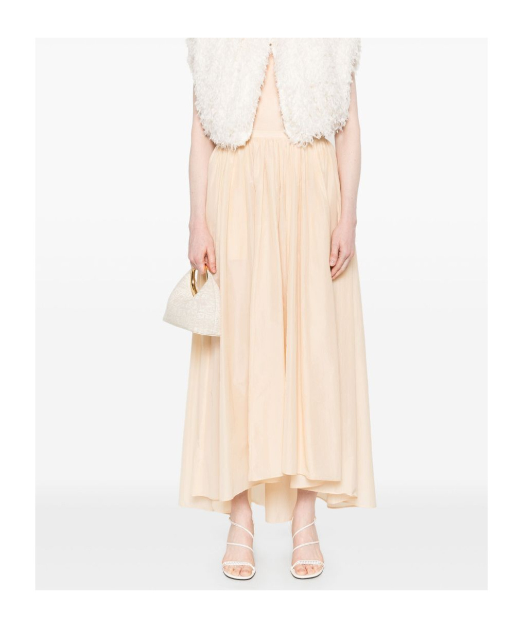 Philosophy Di Lorenzo Serafini Pleated Maxi Skirt In Neutral
