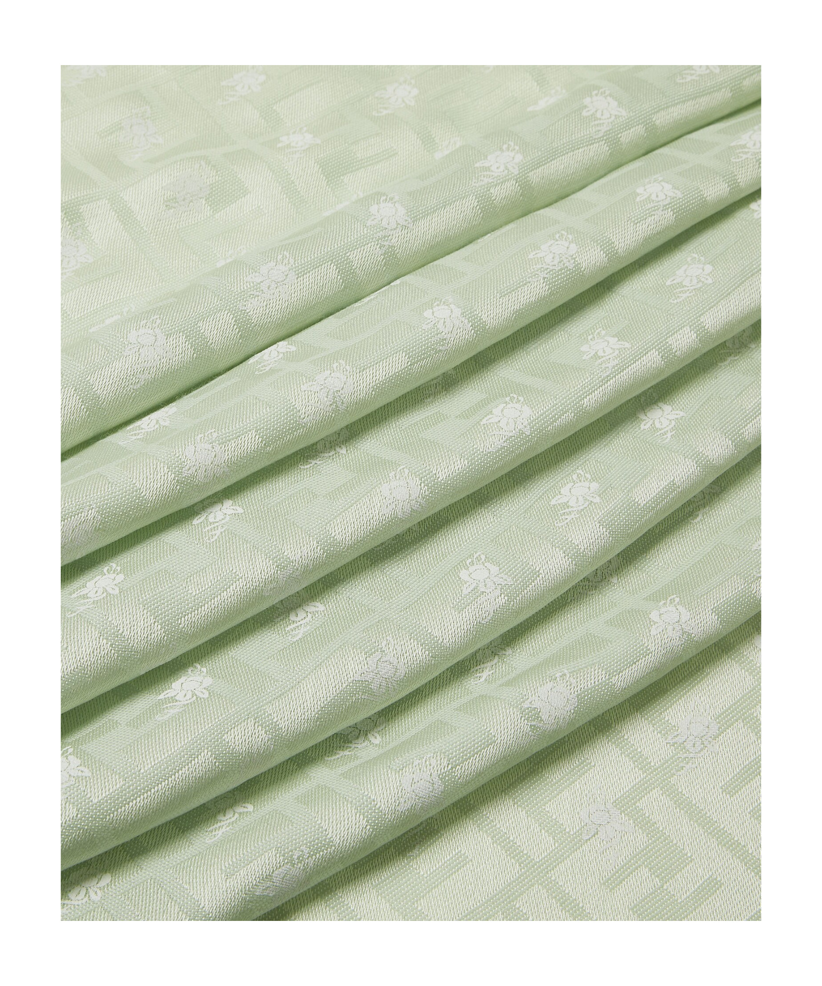 Fendi Ff Shawl In Green