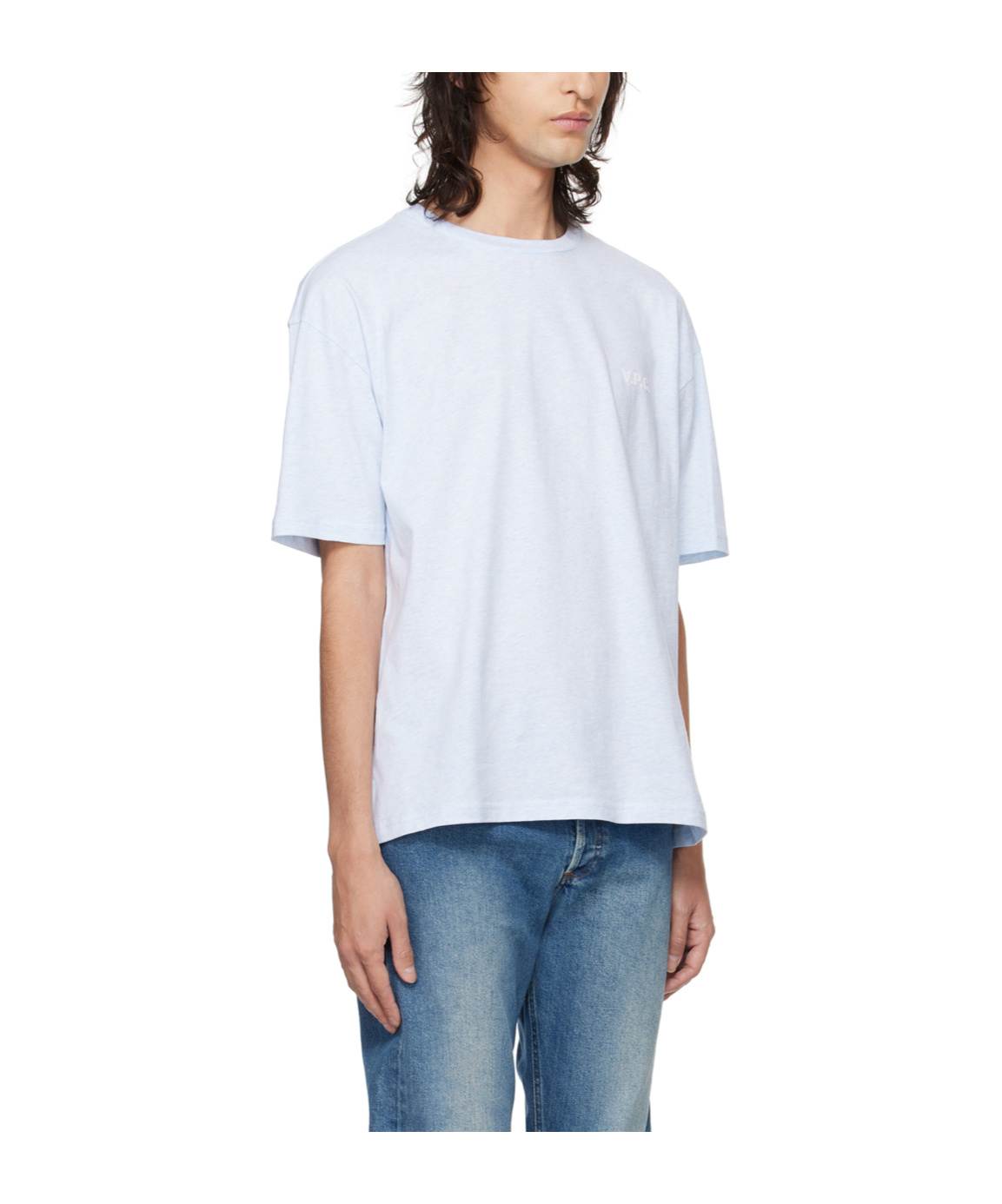 Apc Ava Cotton T-shirt In Blue