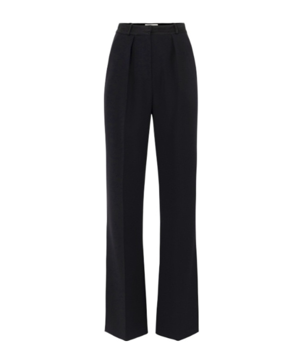 Elisabetta Franchi Straight-leg Tailored Trousers In Black