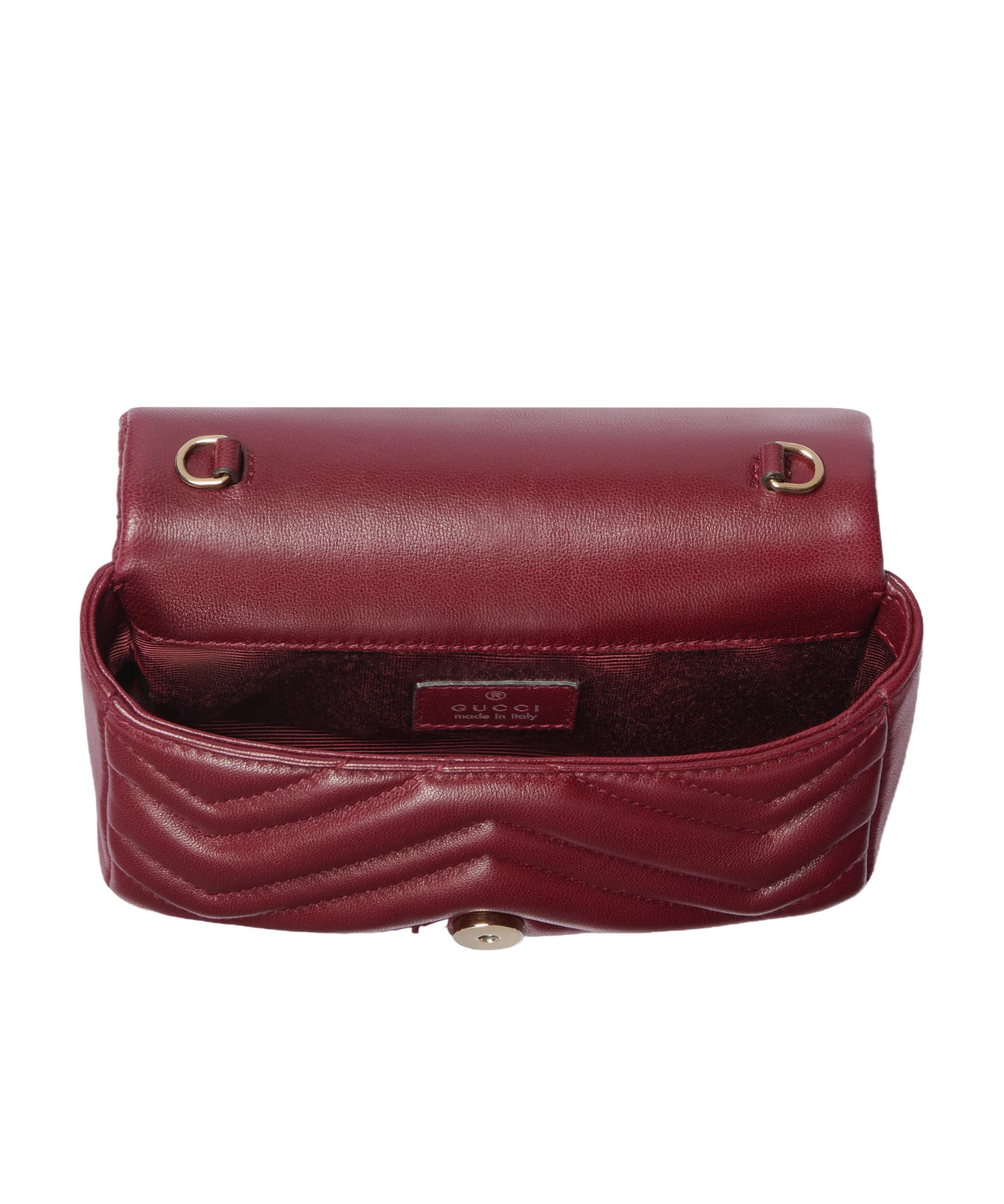 Gucci Gg Marmont Mini Shoulder Bag In Burgundy