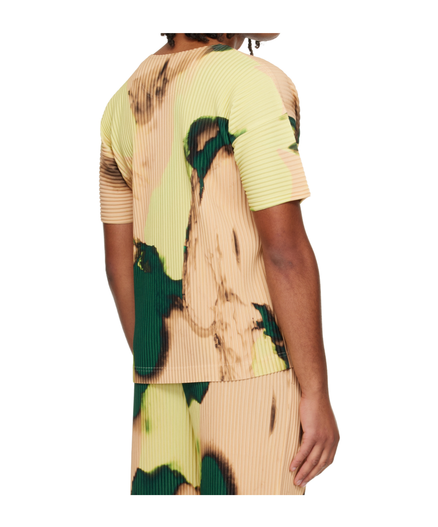 Issey Miyake Multicolor Agate T-shirt In Brown