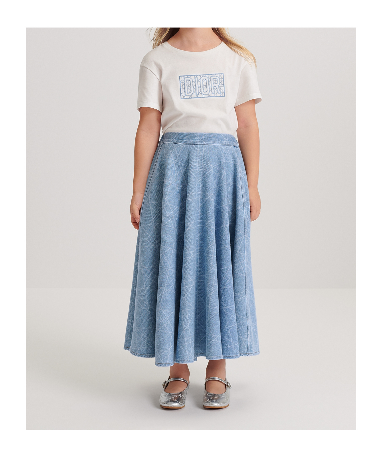 Dior Trumpet Skirt In Blue