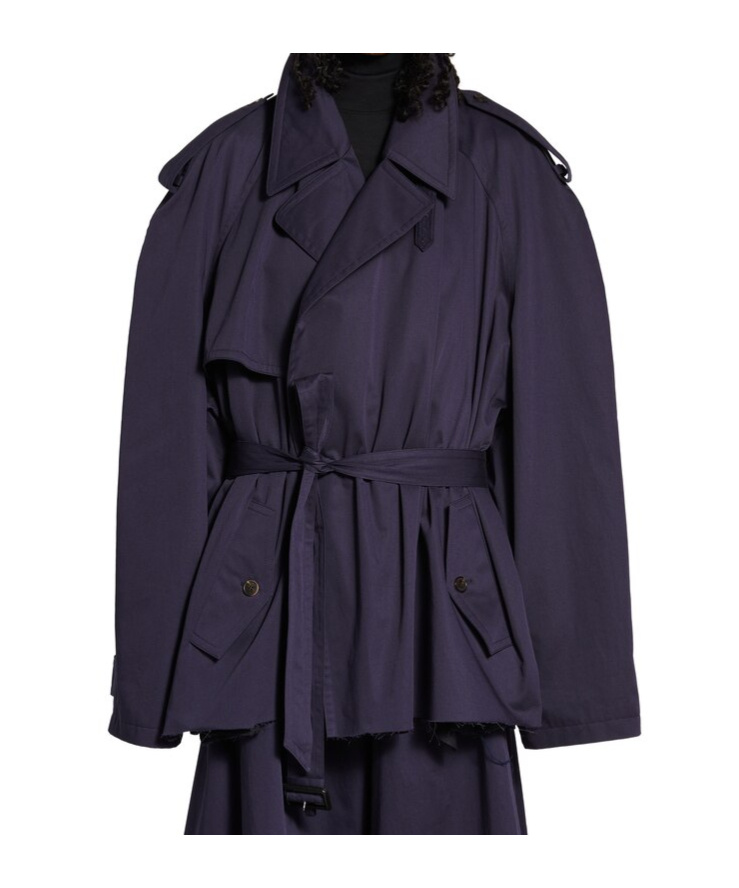 Balenciaga Long-sleeved Casual Jacket In Black