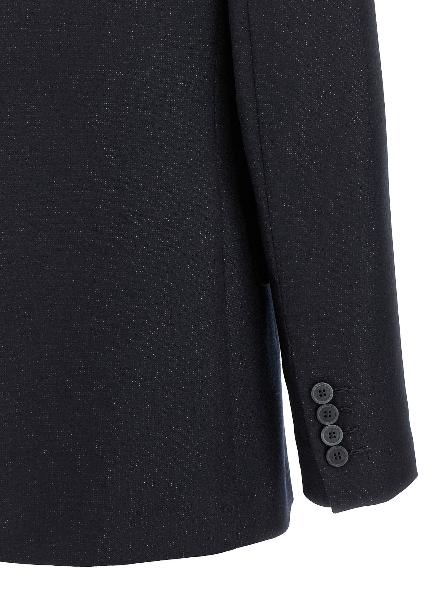 Shop Peserico Lapel Long-sleeved Suit Jacket