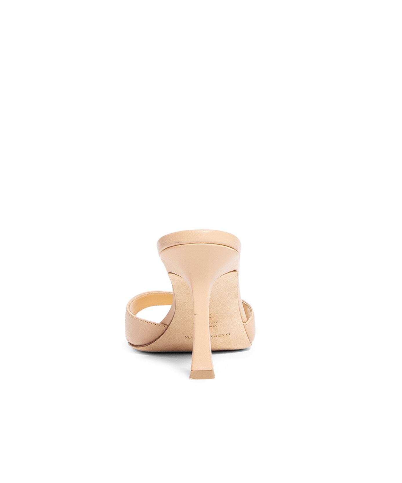 Magda Butrym Square Toe Muller Shoes In Nude