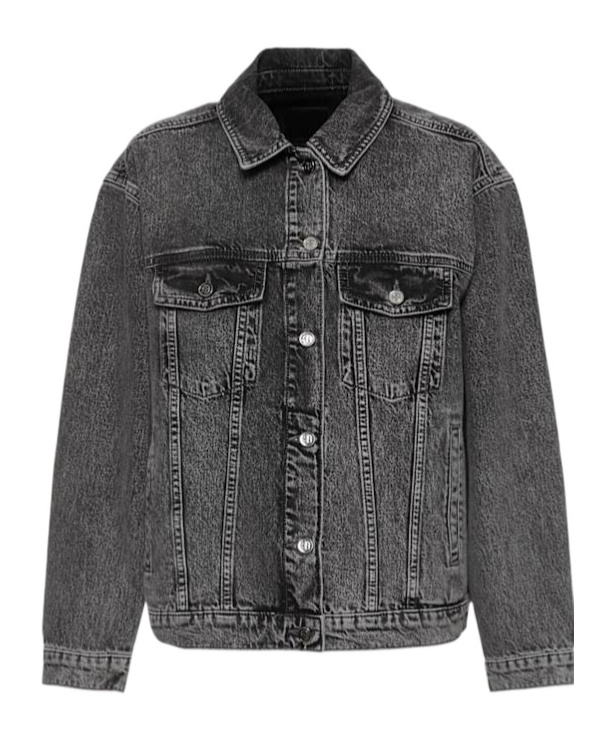 ANINE BING LONG-SLEEVED DENIM JACKET