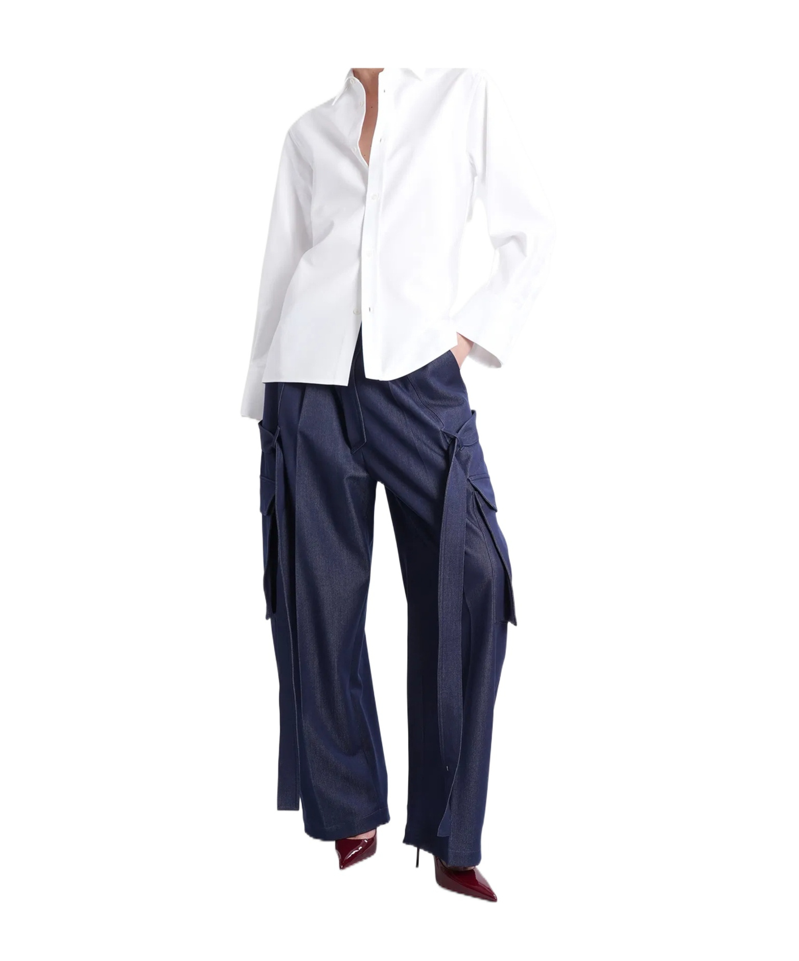 Darkpark Camicia Jessie In Cotone Bianco In White
