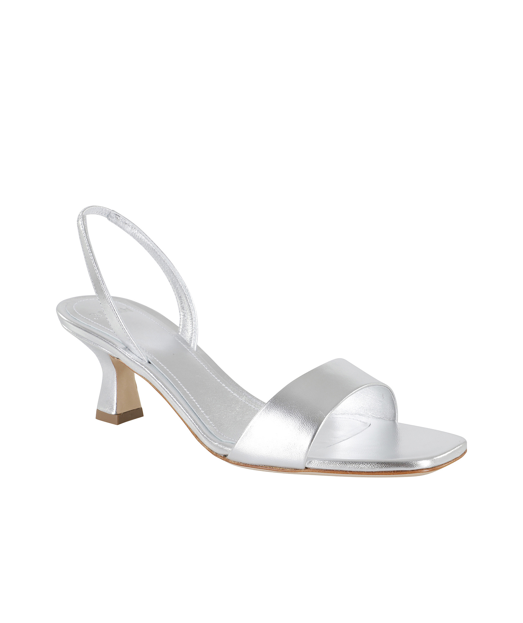 3juin Cameron 055 Sandal With Rear Elastic Strap In White