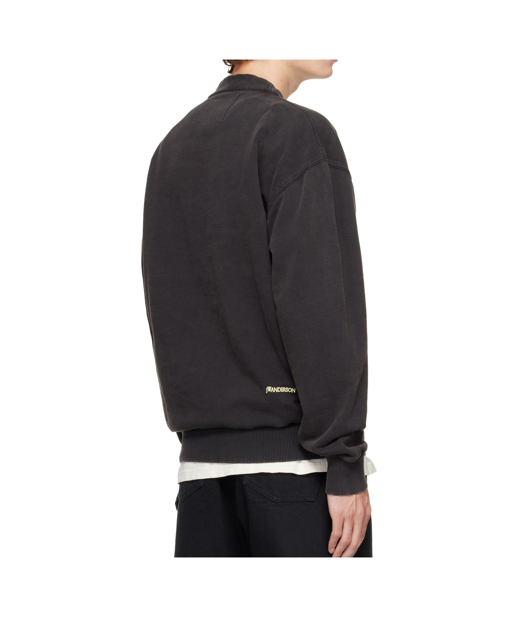Jw Anderson Buttoned V-neck Cardigan In Black