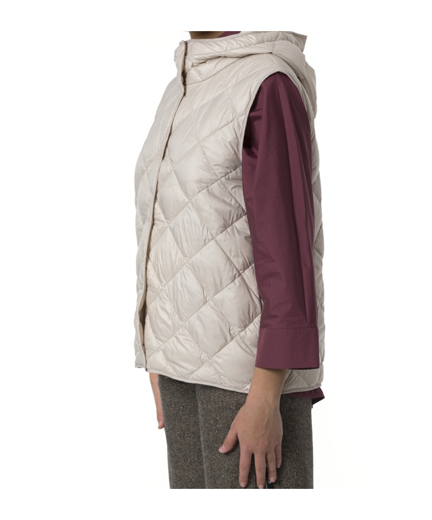 Max Mara The Cube Buttoned Sleeveless Gilet In Neutral