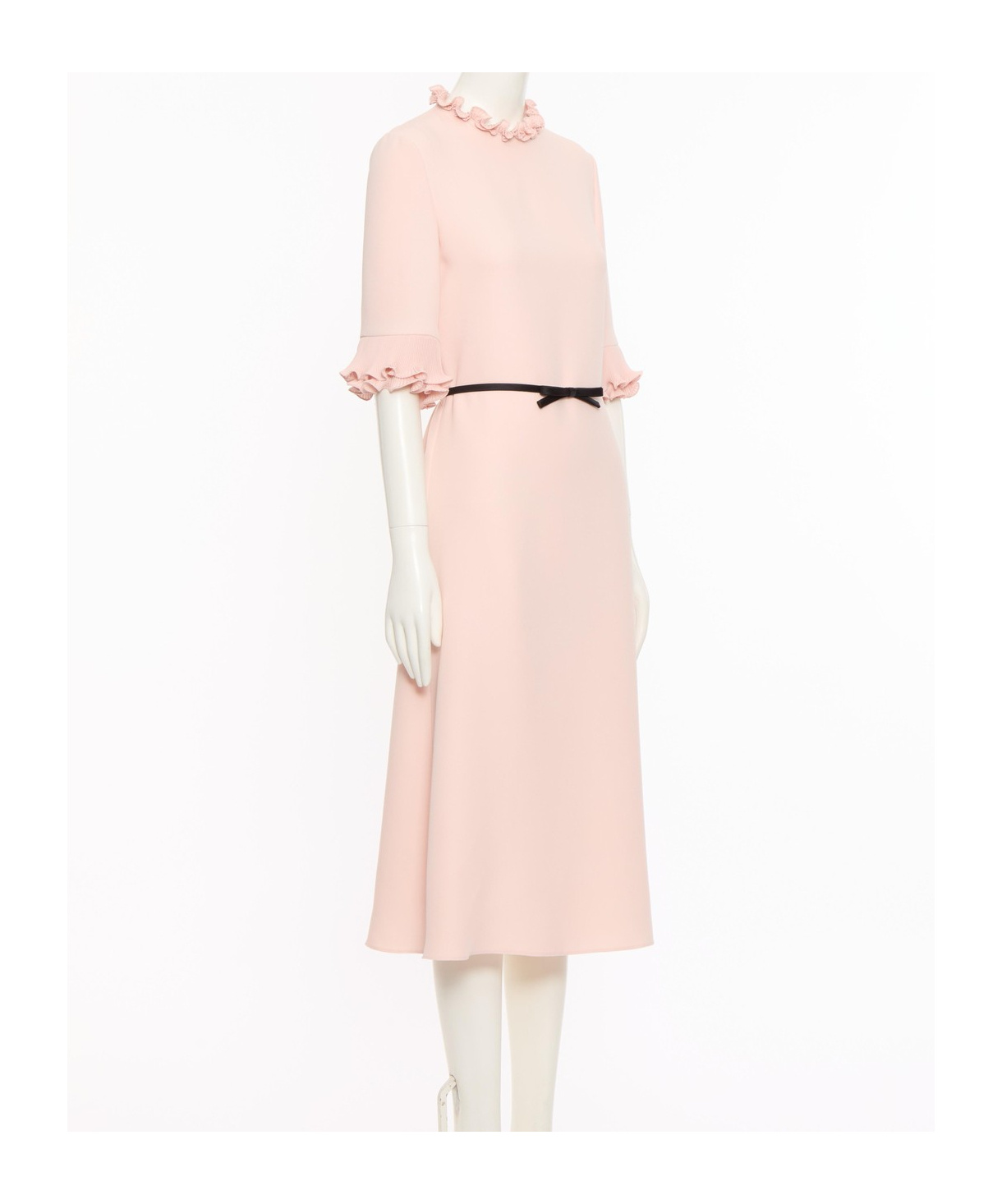 Valentino Cady Couture Midi Dress In Nude