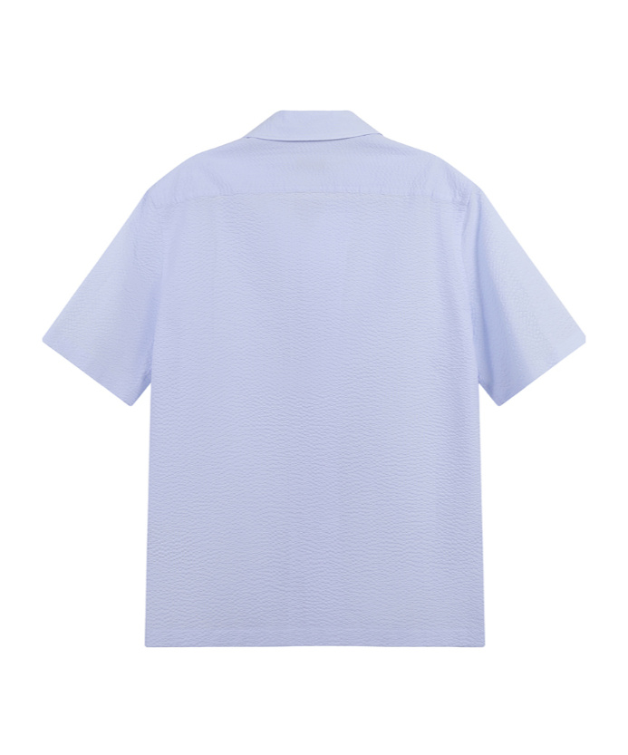 ZEGNA LAPEL SHORT-SLEEVED SHIRT