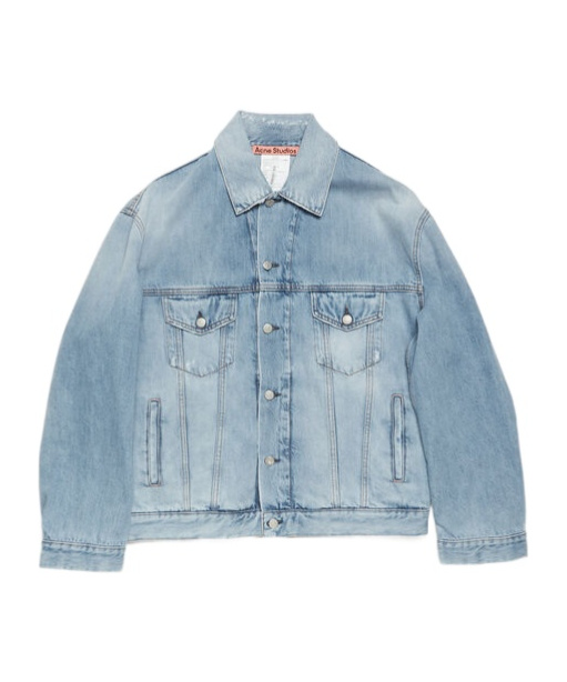 Acne Studios Button-up Denim Jacket In Blue