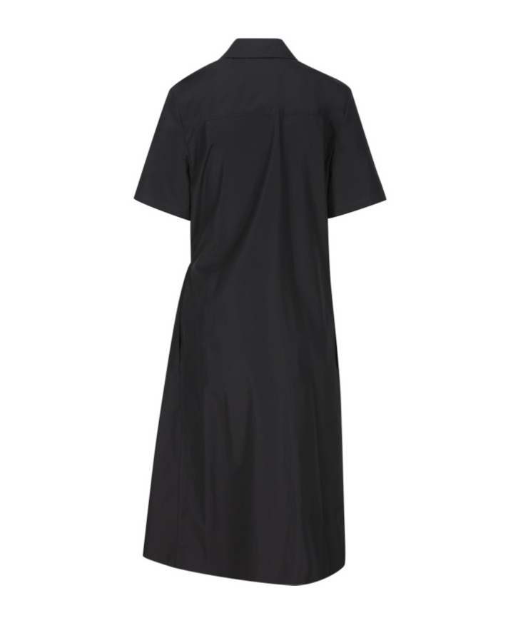 Shop Loewe Dress In Cotton In Black