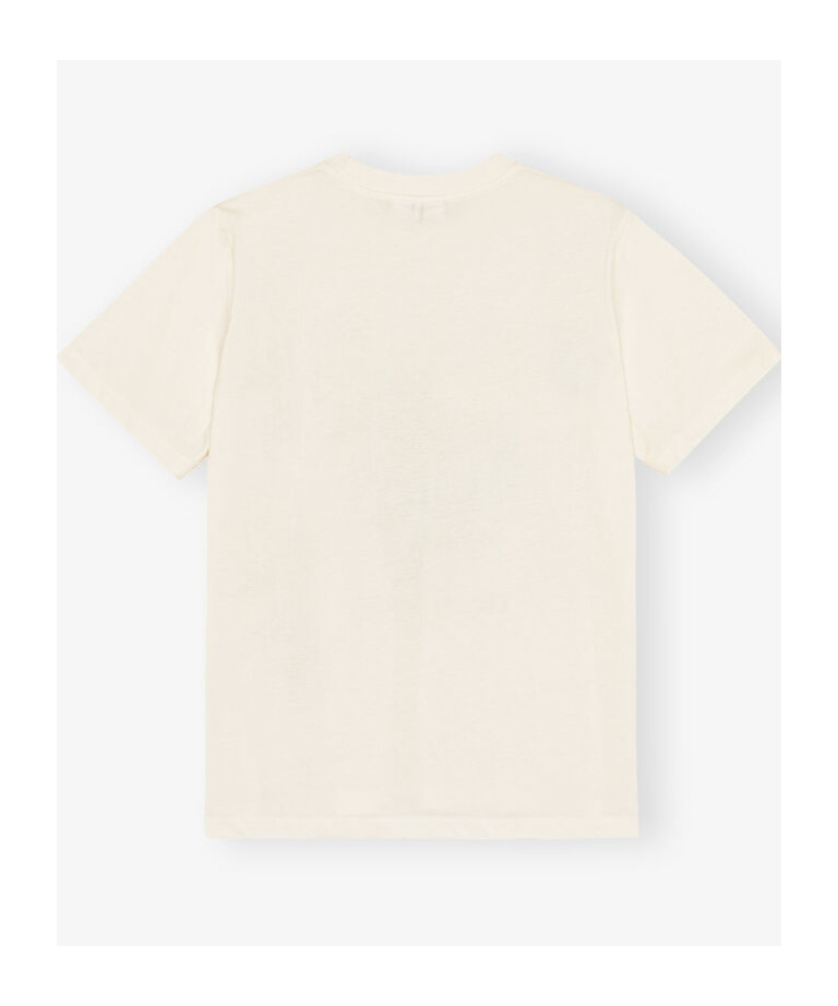 Ganni Grape Print Crew Neck Short Sleeve Top