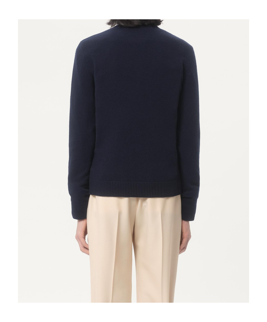 Shop Valentino Wool Jumper With Chez  Jacquard Motif In Black