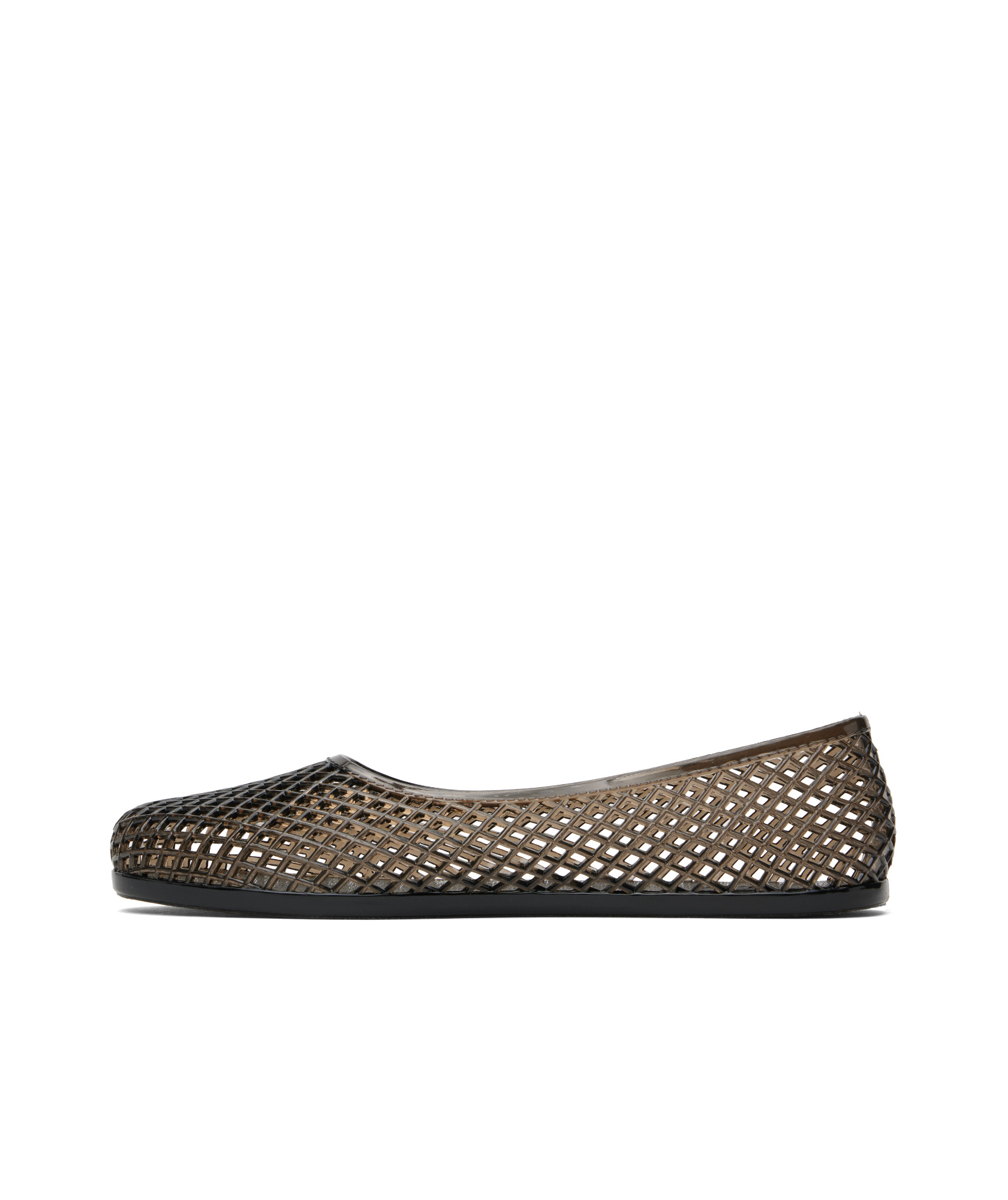 Ancient Greek Sandals Jelly Crystal-embellished Iro Ballet Flats In Gray