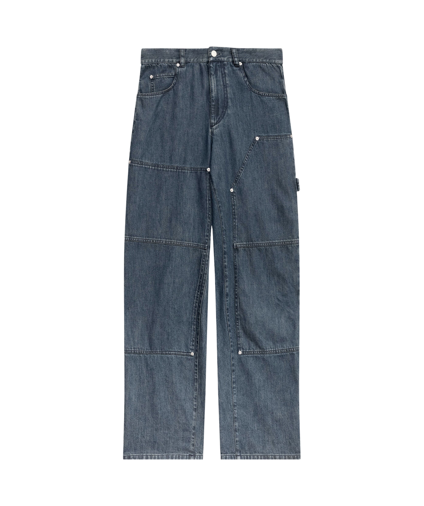 Isabel Marant Belt-loop Jeans In Gray