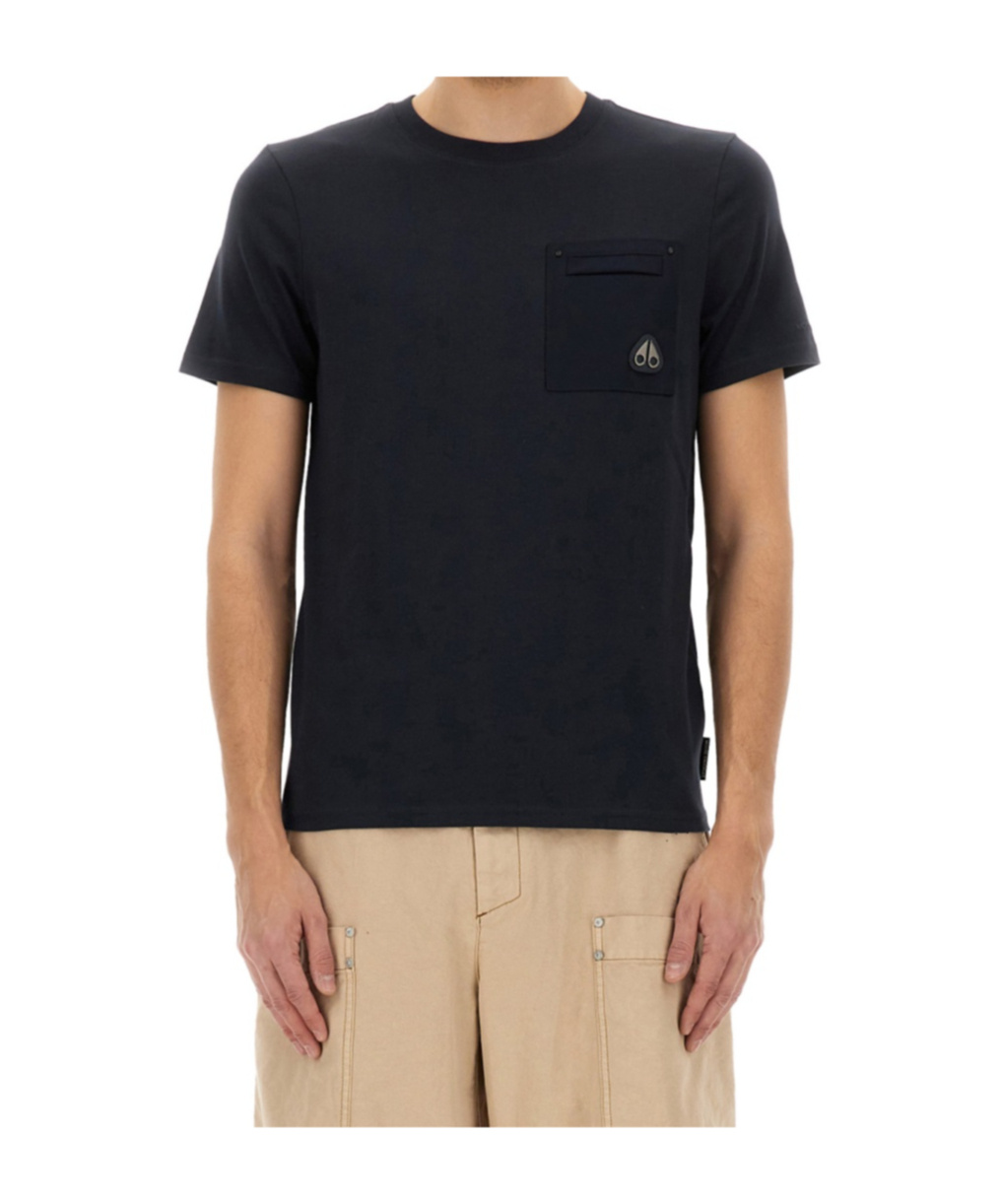 Moose Knuckles Tshirt Dalon In Black