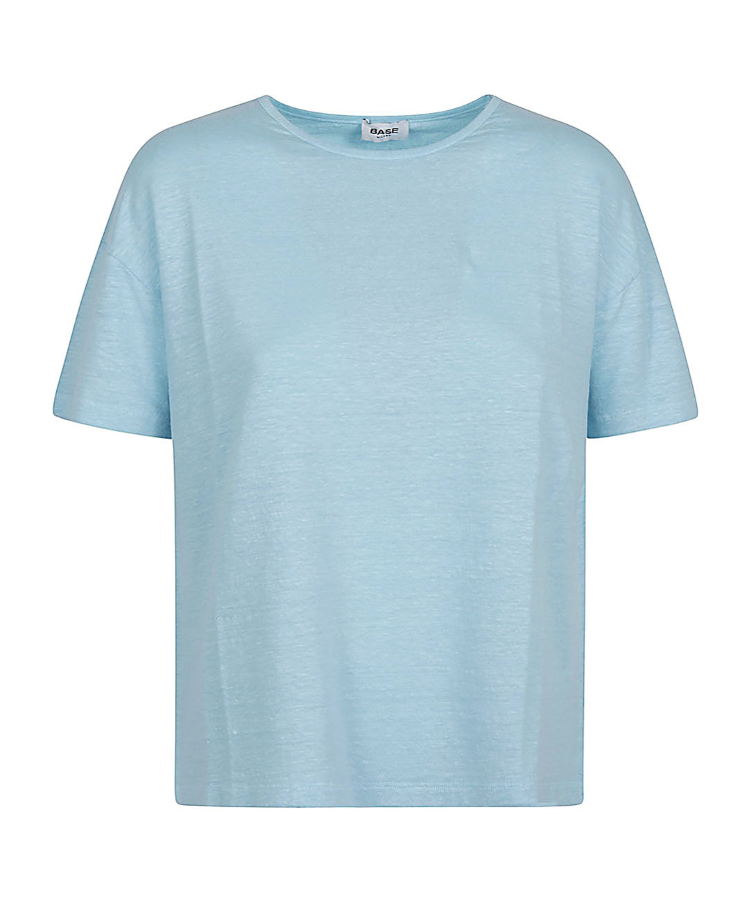 Baserange Base Linen Jersey T-shirt In Blue