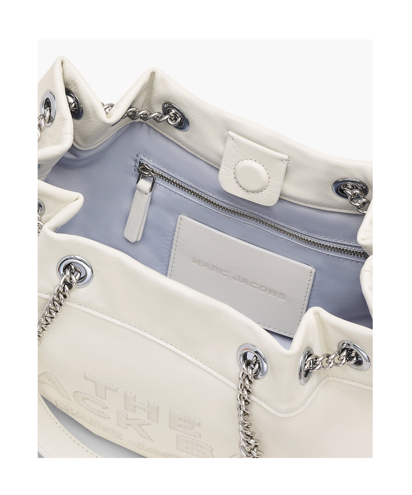 Marc Jacobs White The Small Chain Sack Bag