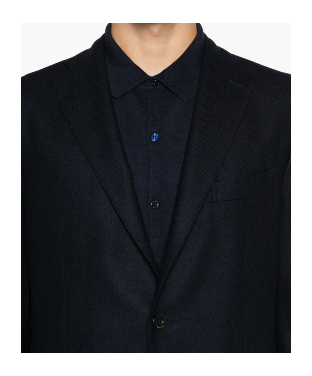 Boglioli Single-breasted Wool Blazer In Black