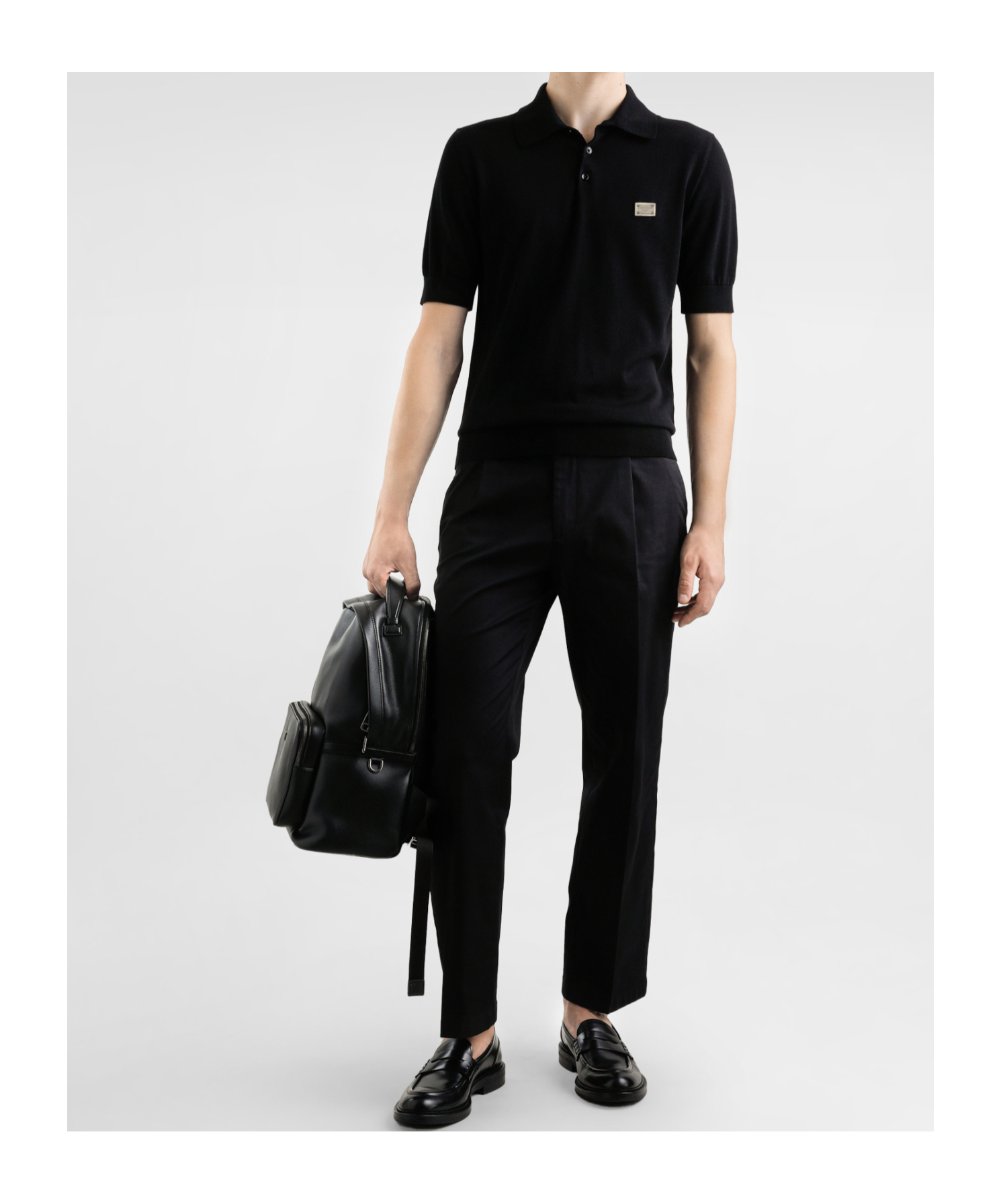 Dolce & Gabbana Pleat-detail Trousers In Black