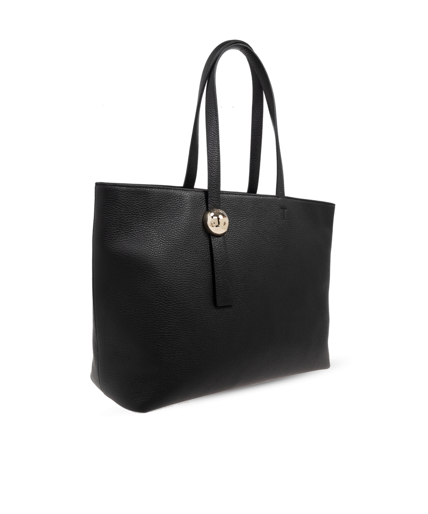Furla Sfera Large Shopper Bag In Black