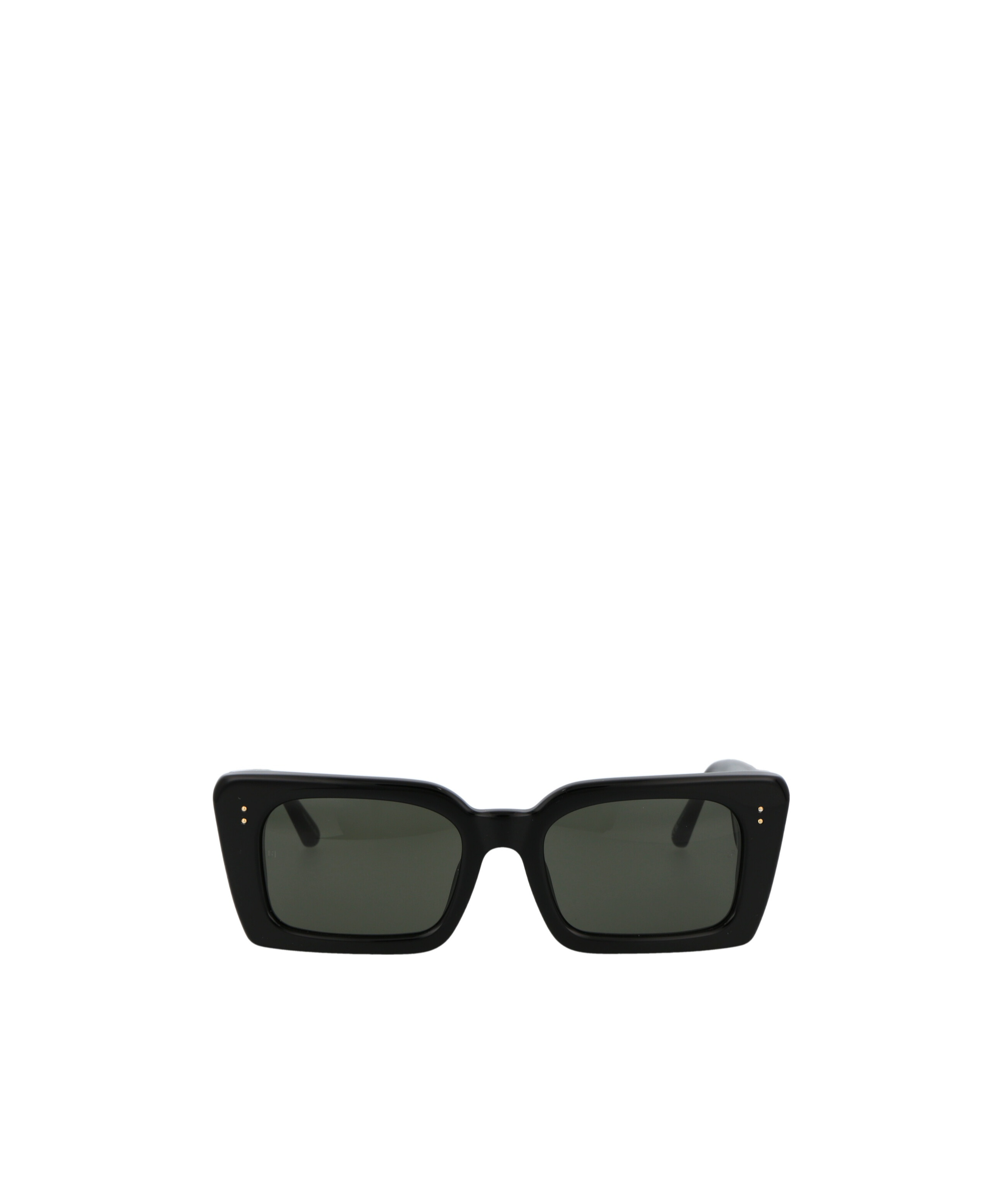 LINDA FARROW GEOMETRIC FRAME SUNGLASSES