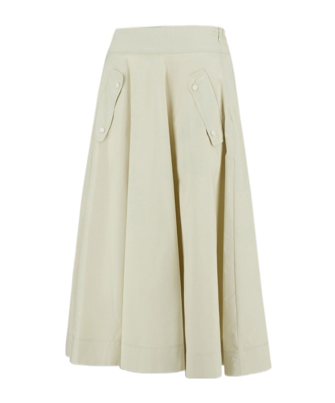 Herno 2-layered Skirt In Brown