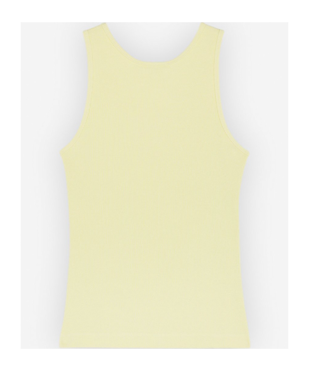 Maison Kitsuné Round Neck Vest In Nude