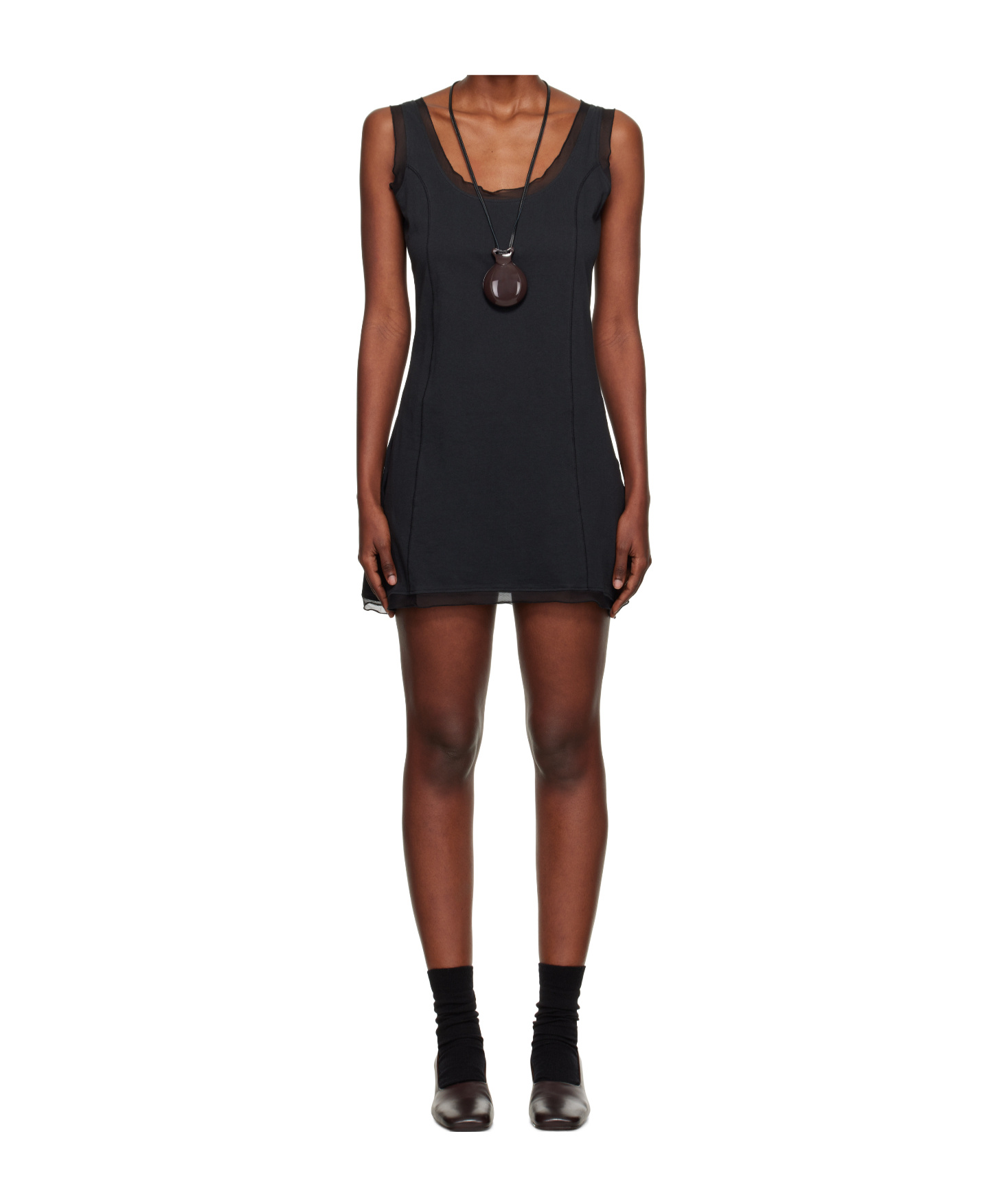 Our Legacy Black Dusk Minidress In Black