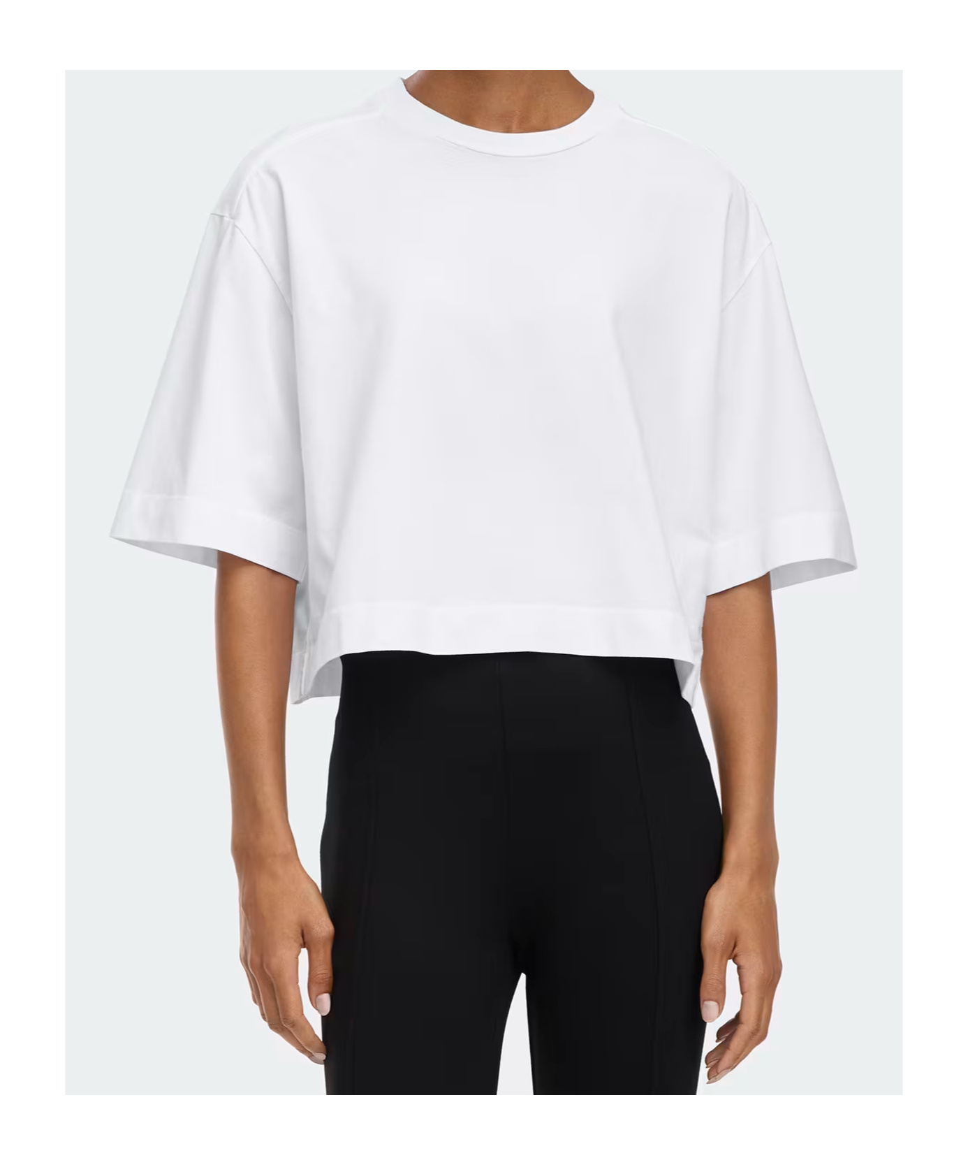 Canada Goose Addison Cropped T-shirt In White