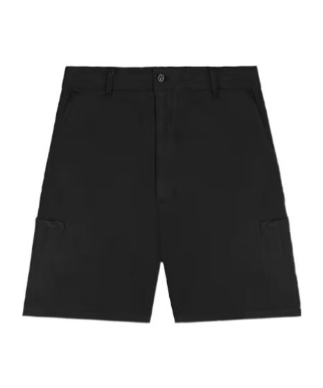 Represent Season Cargo Short In Jet Black