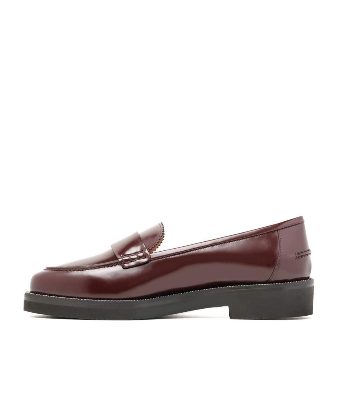 Aquazzura Aqua Loafers Aubergine In Black