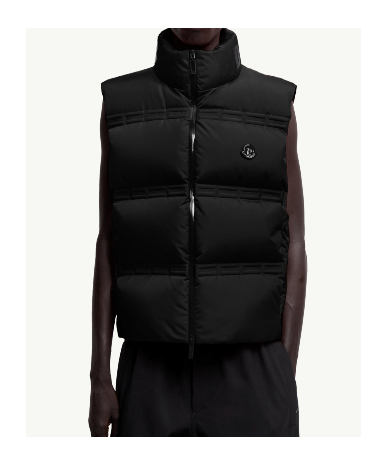 Moncler X Aap Rocky Sparky Down Vest In Black
