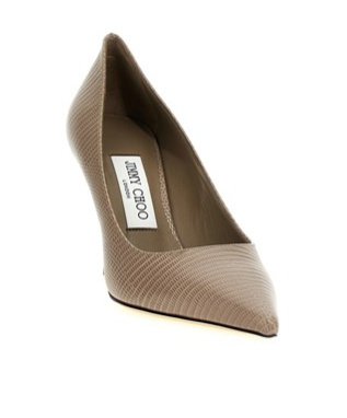 Jimmy Choo 'love' Textured Stiletto Pumps In Nude