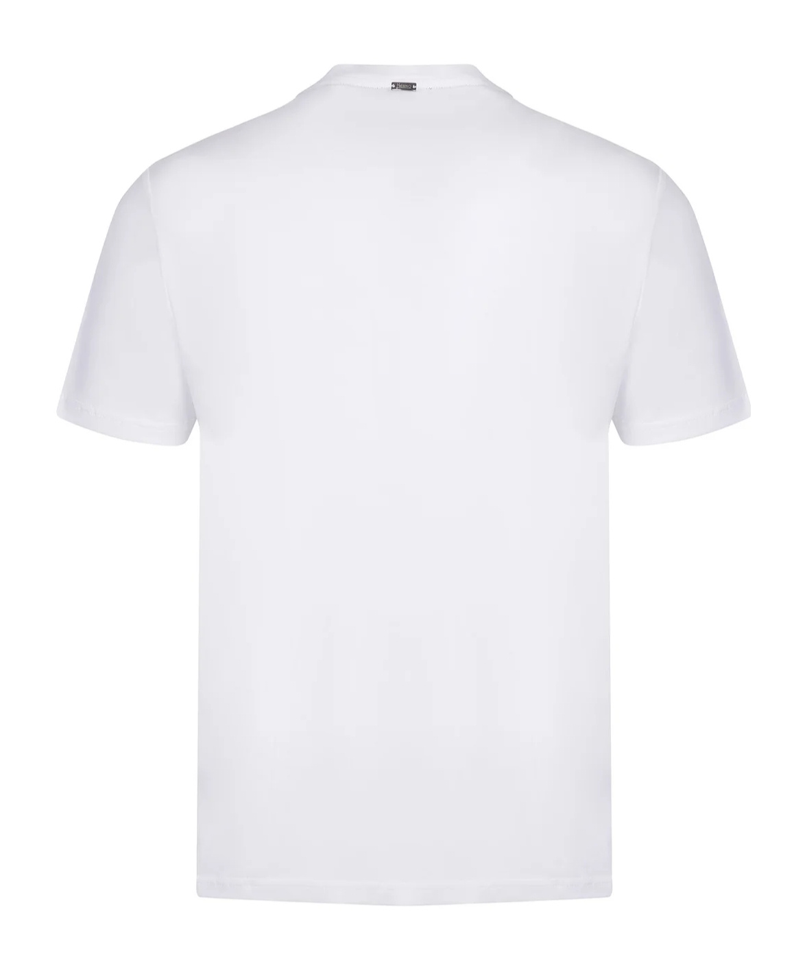 Herno T Shirt Made Of Cotton Crepe. In White